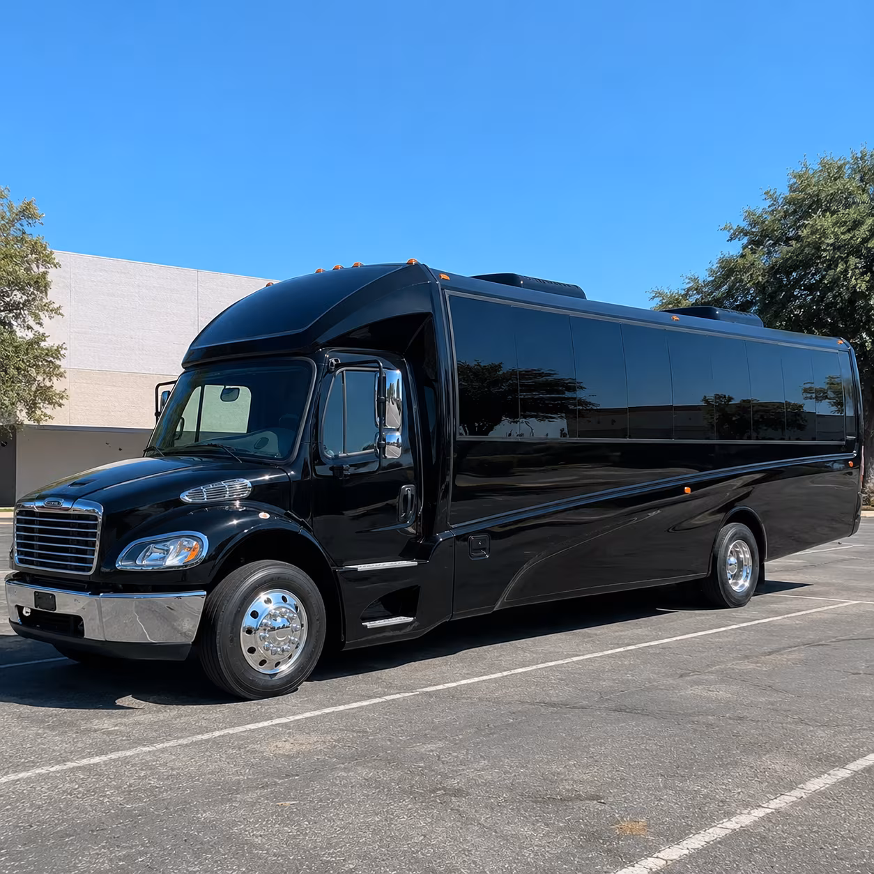 Knoxville Airport Shuttle & Transportation party bus exterior
