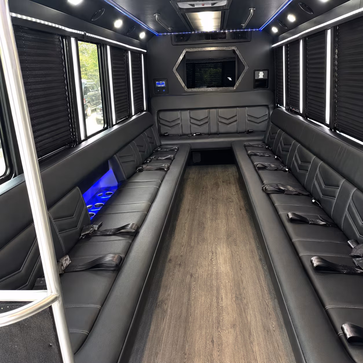 Knoxville Bachelor & Bachelorette Transportation party bus exterior