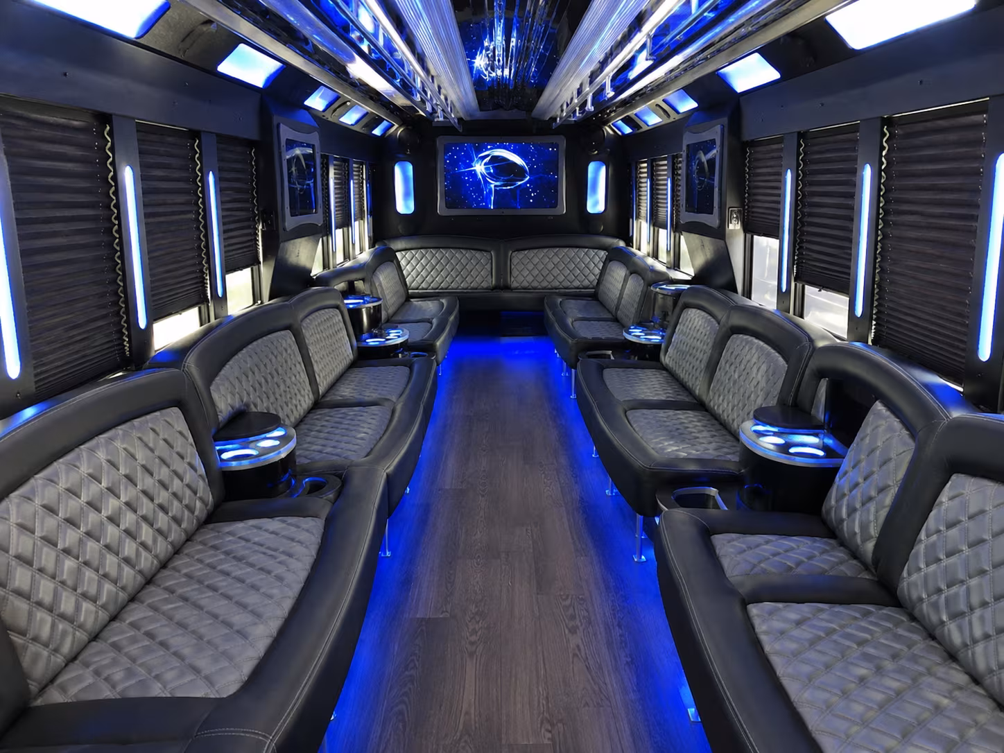 Knoxville Bachelor & Bachelorette Transportation party bus exterior