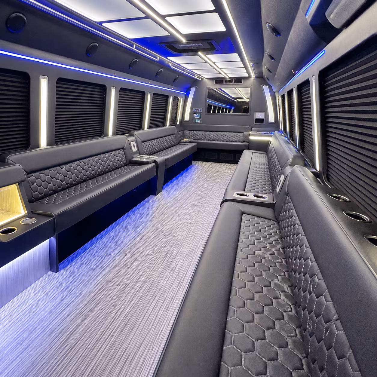 Knoxville Concert & Music Festival Transportation party bus exterior