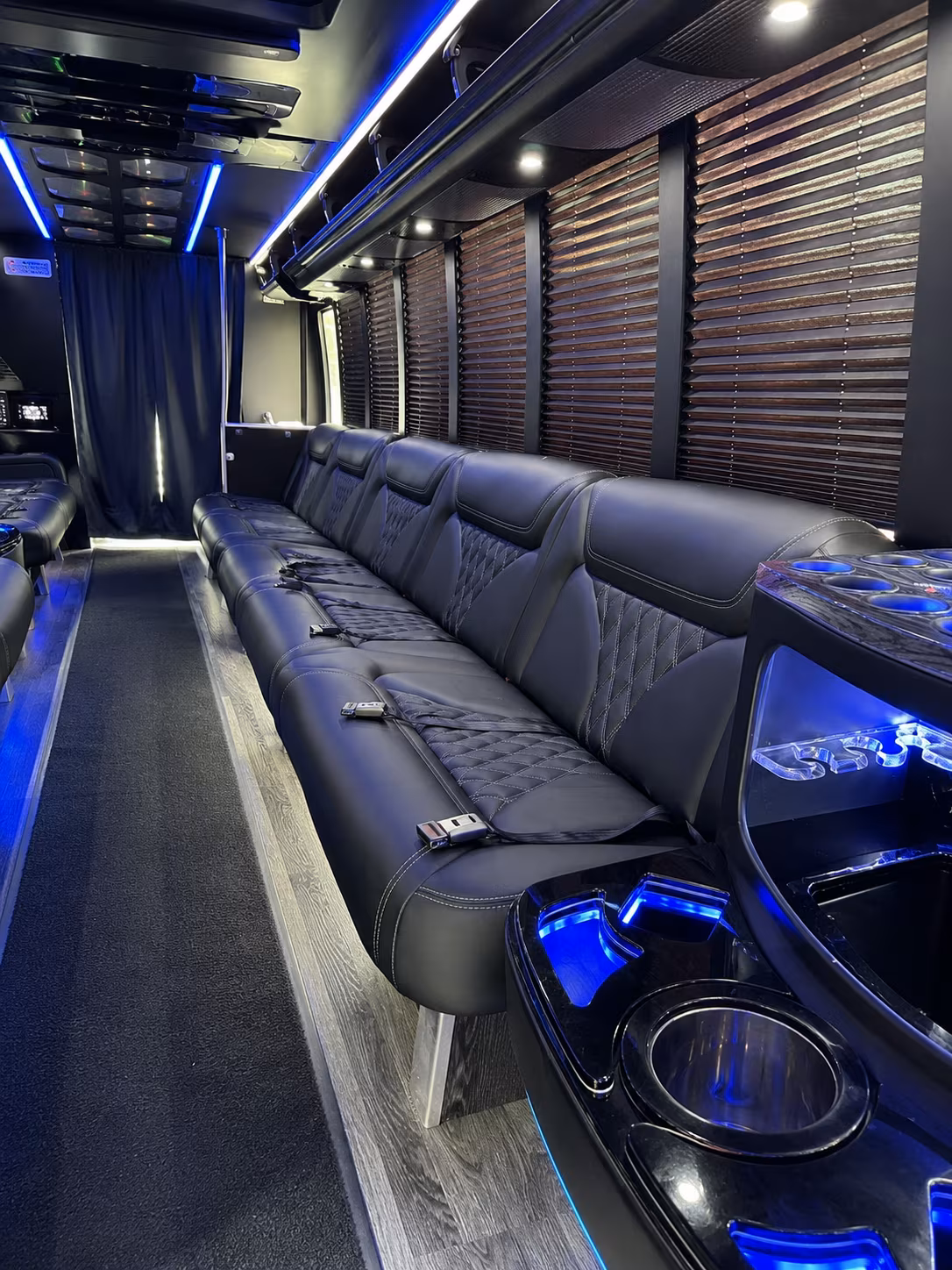 Knoxville Concert & Music Festival Transportation party bus exterior