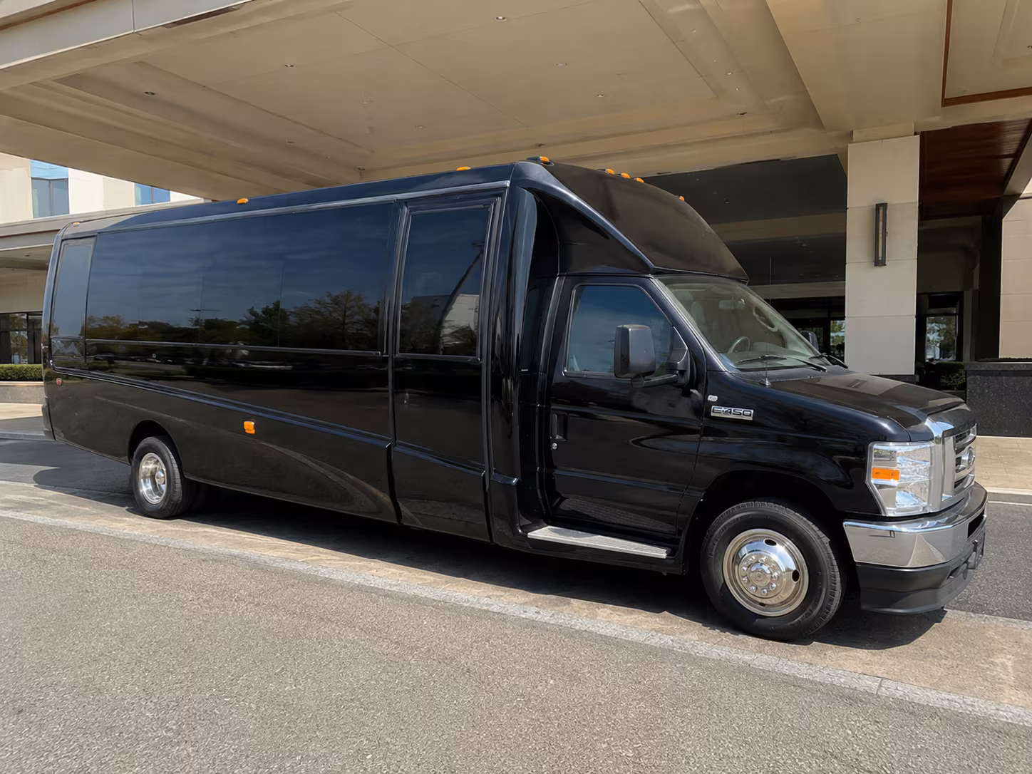 Knoxville Private Event Transportation party bus interior