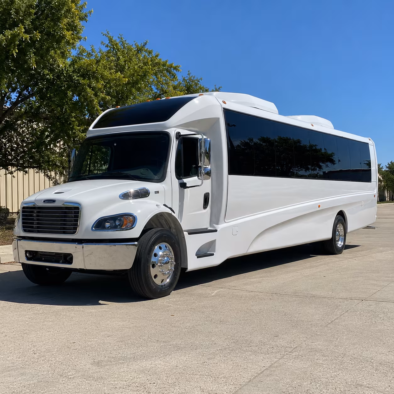 Knoxville School Event Transportation party bus exterior