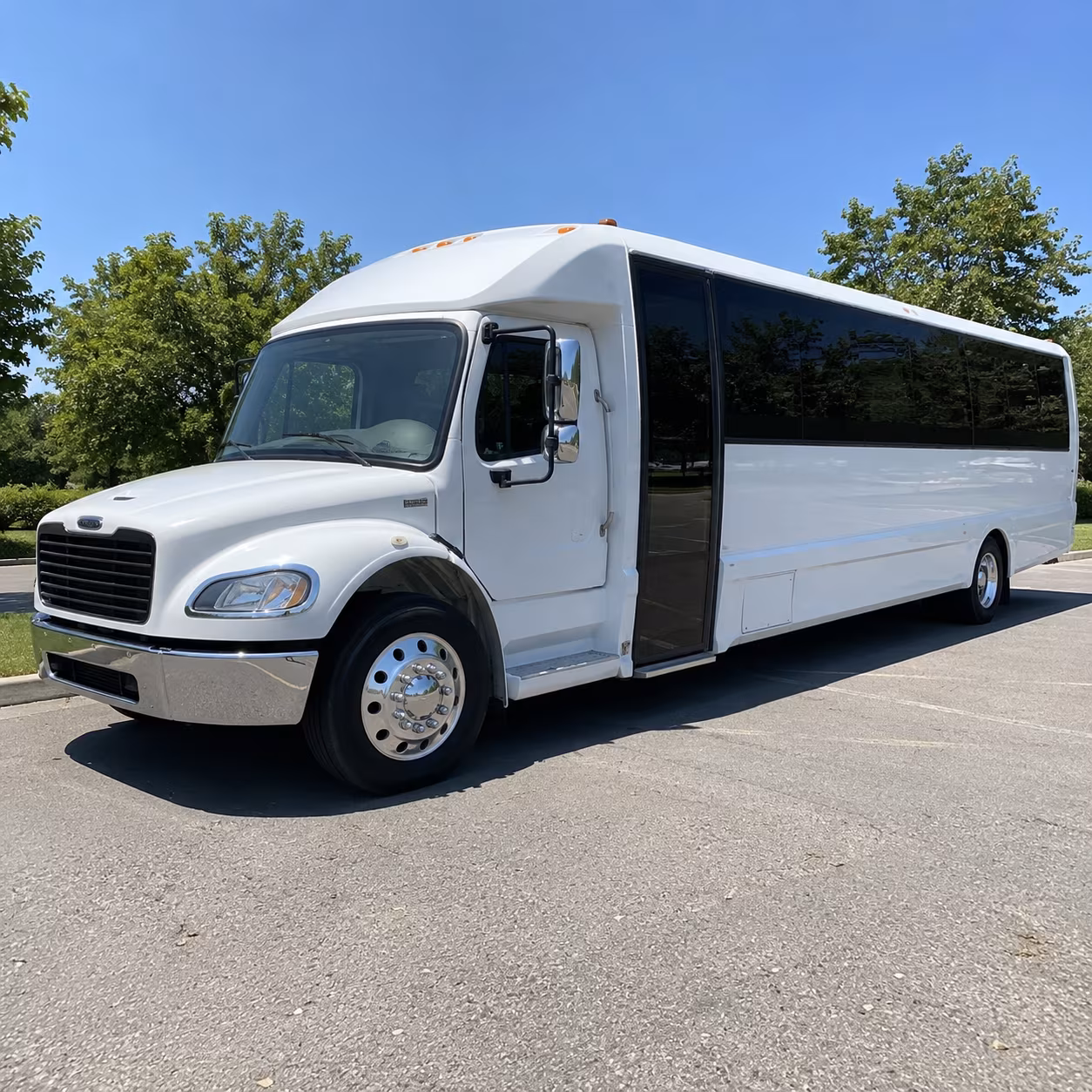 Knoxville School Event Transportation party bus exterior