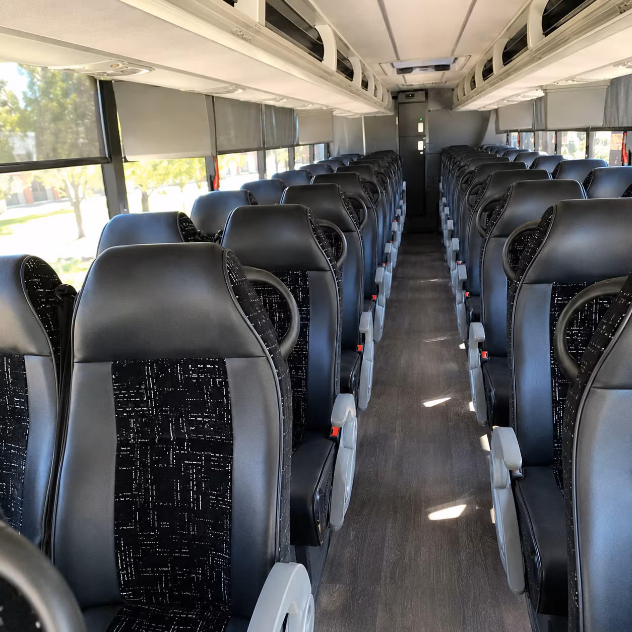 Knoxville School Event Transportation party bus interior