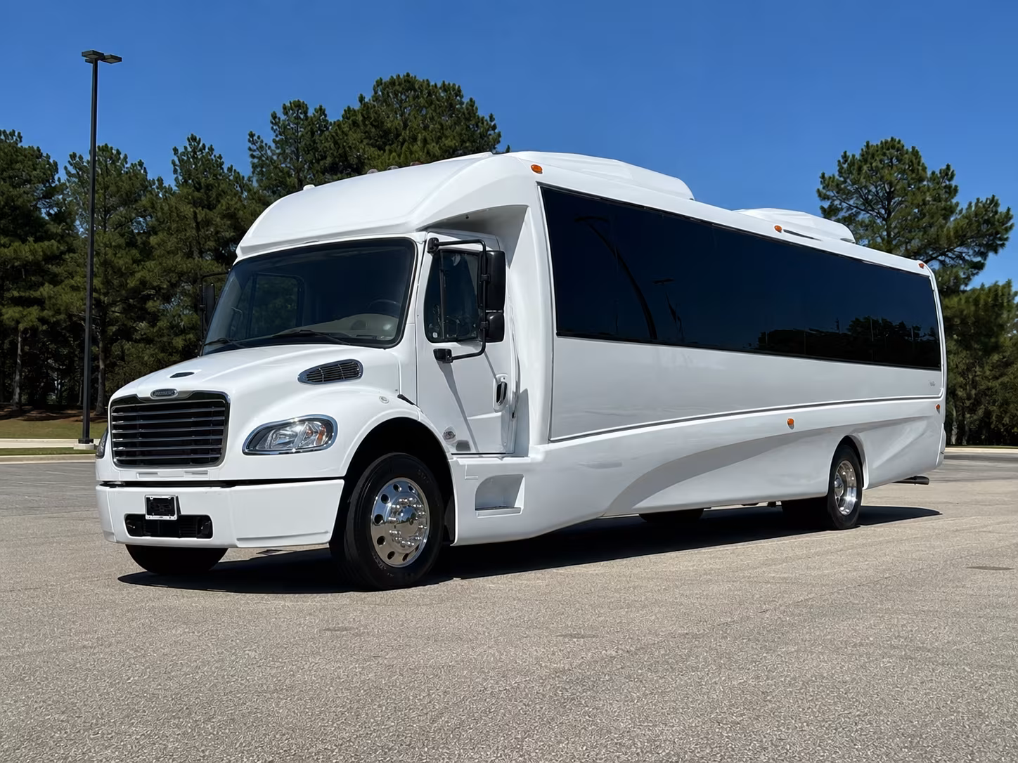Knoxville Sporting Event Transportation party bus exterior