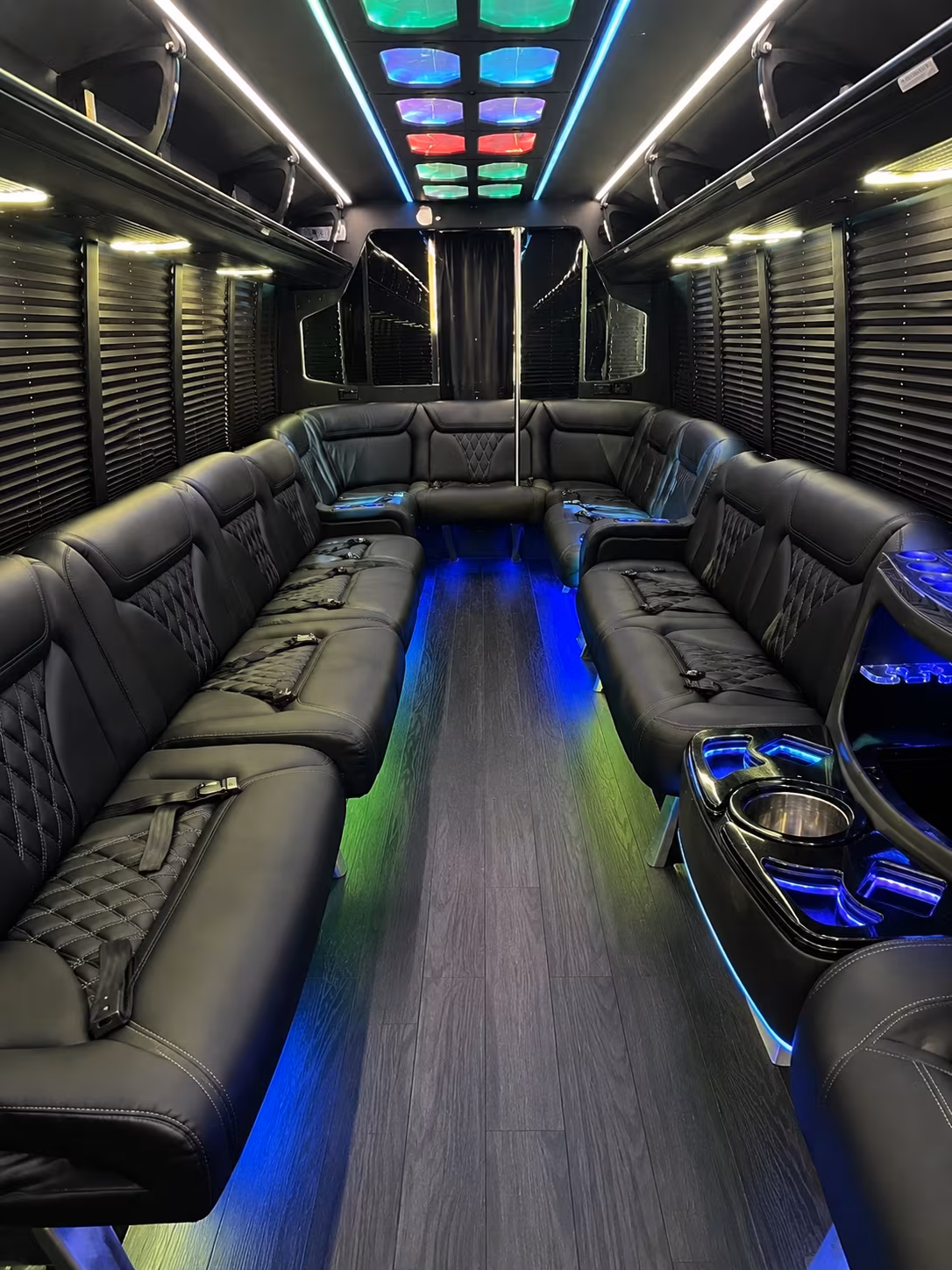 Knoxville Sporting Event Transportation party bus exterior