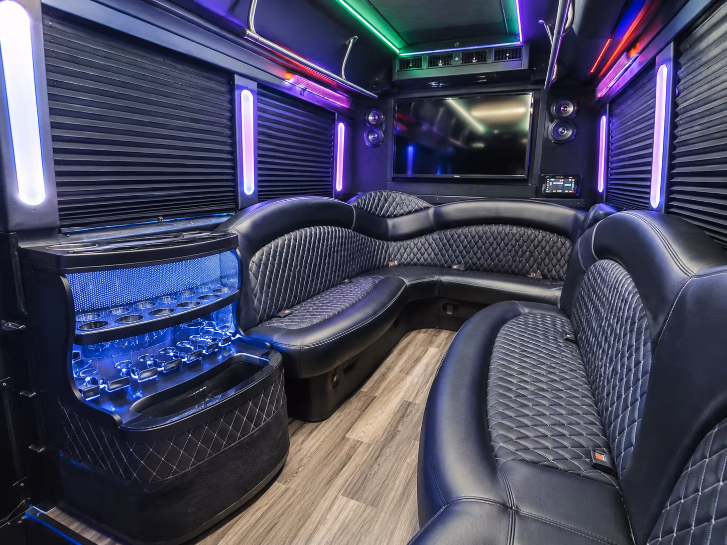 Knoxville Sporting Event Transportation onboard seating