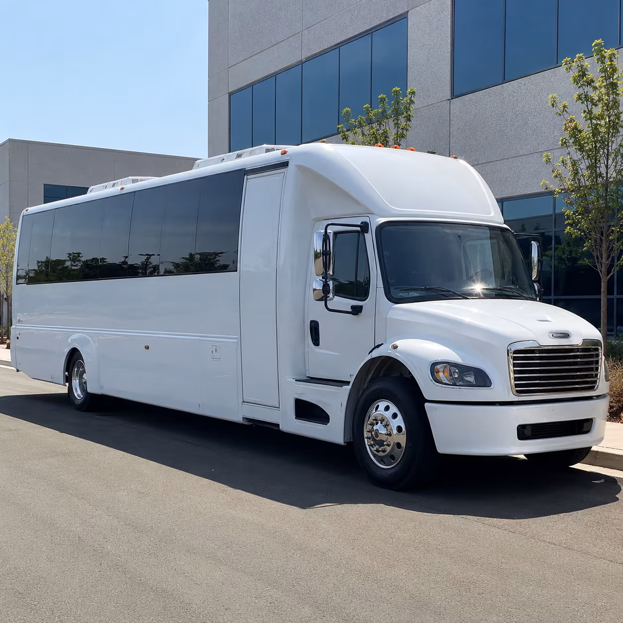 Knoxville Sporting Event Transportation party bus exterior