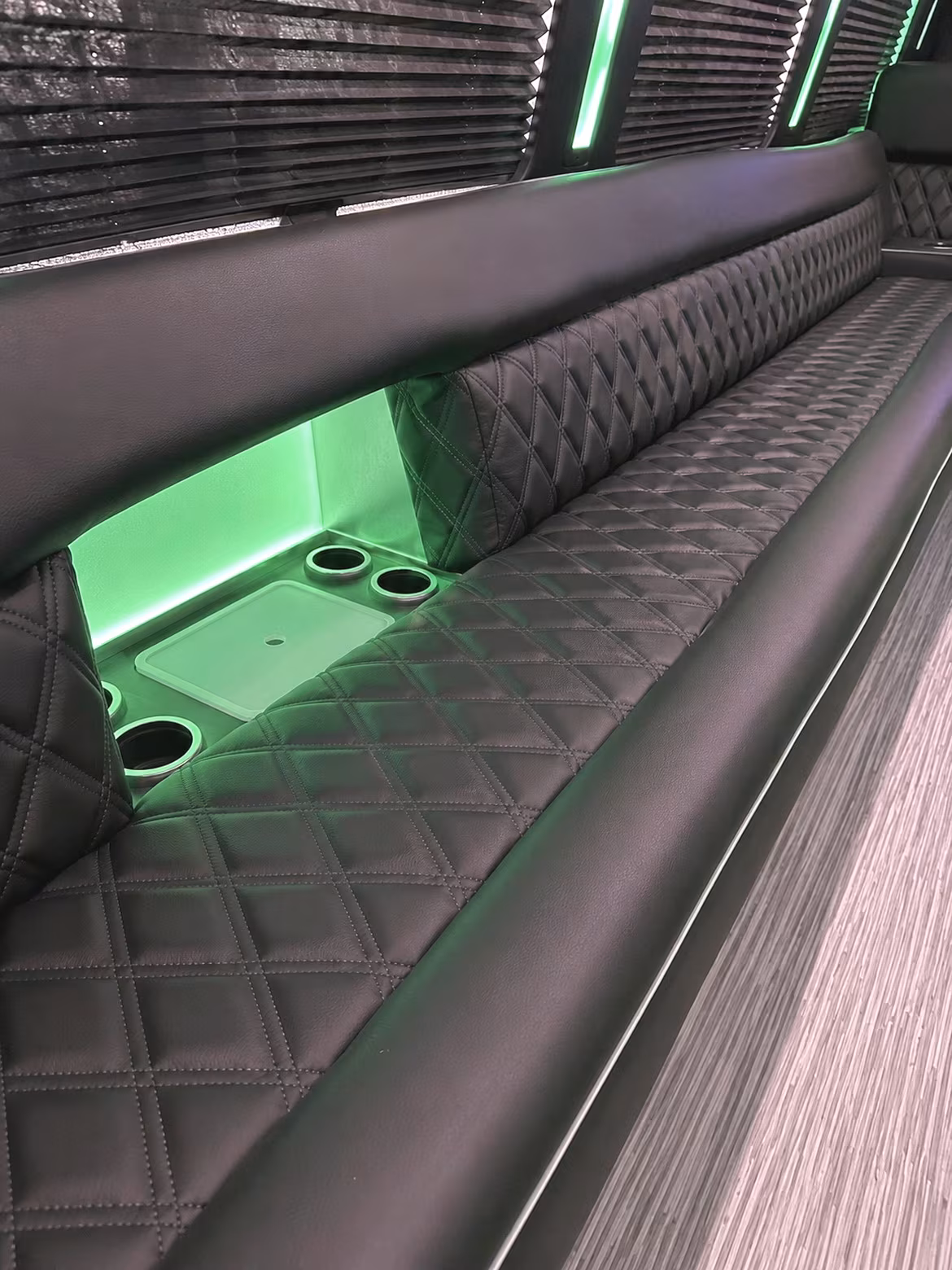 Knoxville Winery Tour & Pub Crawl Transportation party bus interior