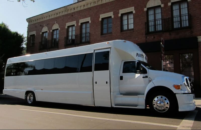 Huntsville 30 Passenger Party Bus White